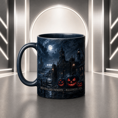 NEP Halloween Football Mug – The Frozen Cornfield Spooky Fan Gift DDT