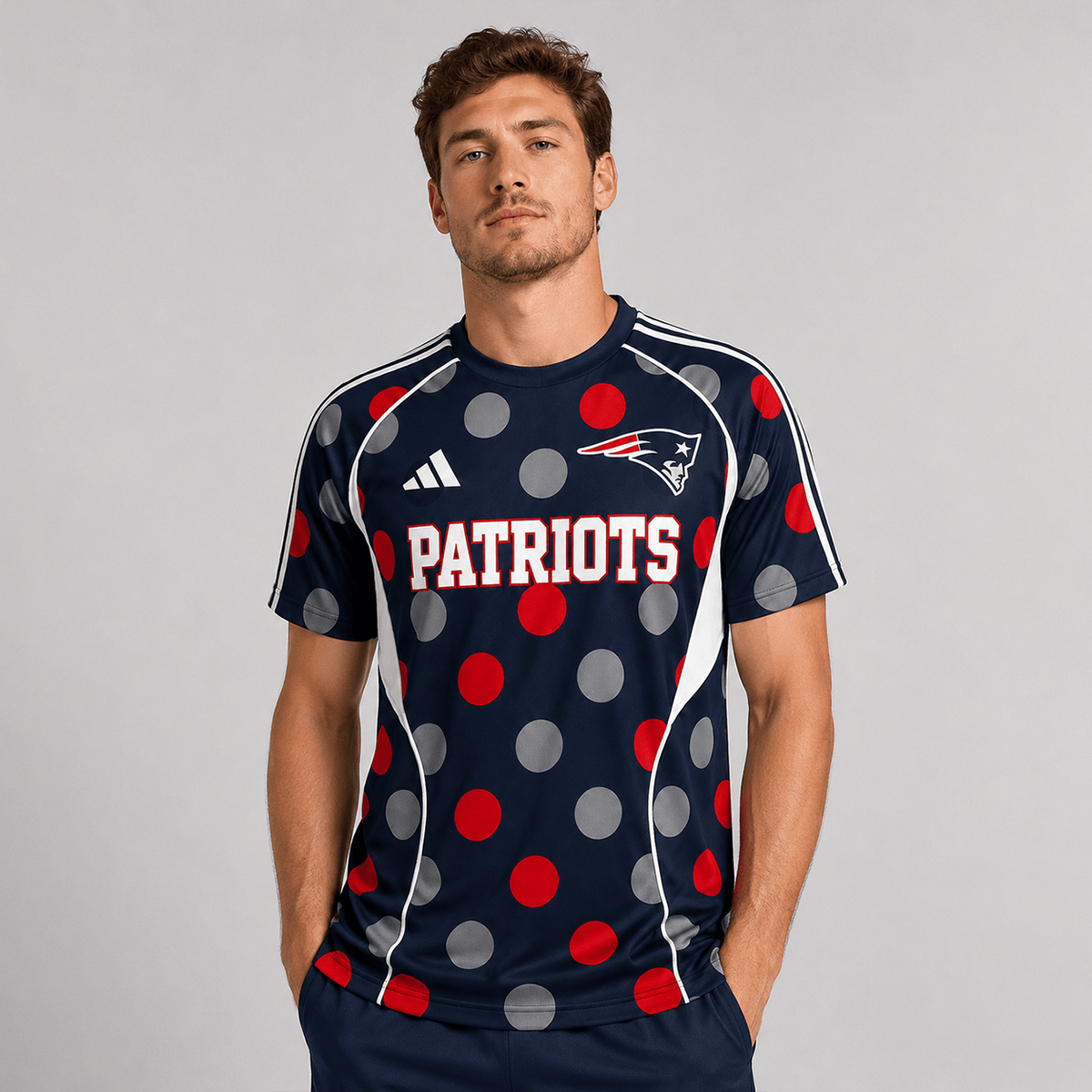 NEP Premium NFL Game Day Polka Dot Sports Jersey Shirt