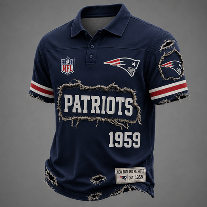 NE x NFL LUXURY V-Neck T-Shirt 3005 DatND DVT