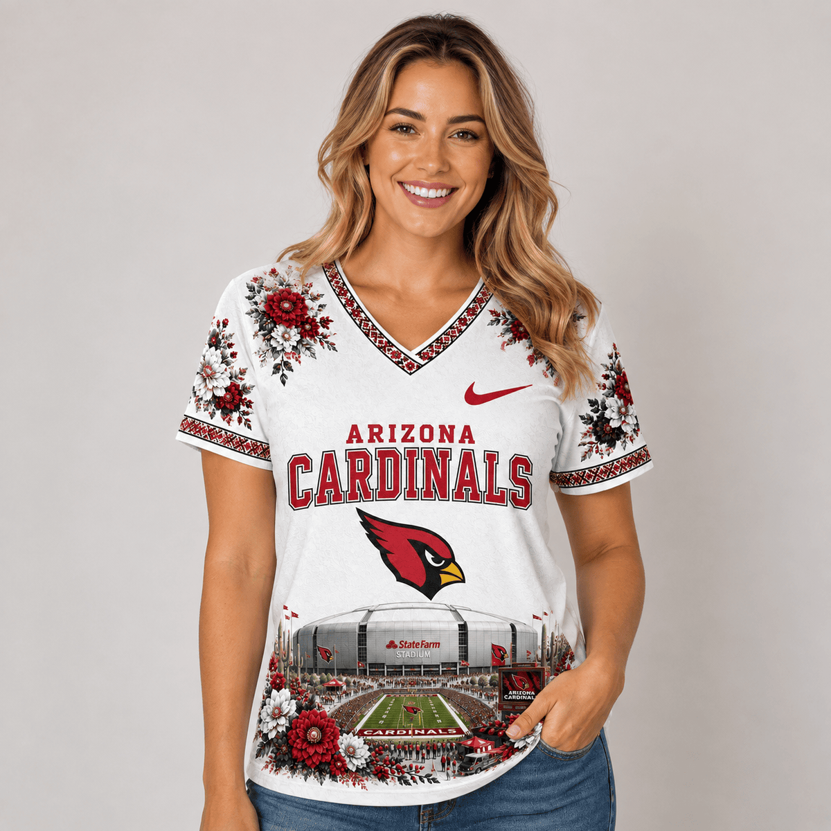 NFL x ARI Stadium V-neck Shirt