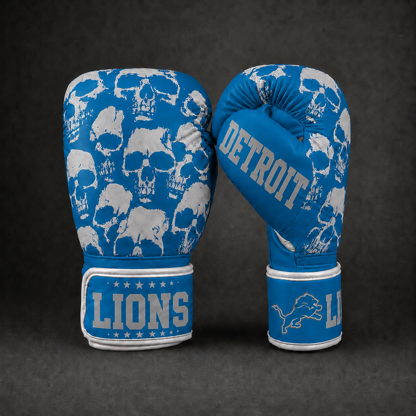 NFL x DET Skull Boxing Gloves