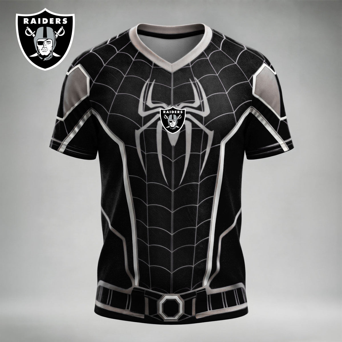 NFL x LV Spider Suit V-neck Shirt