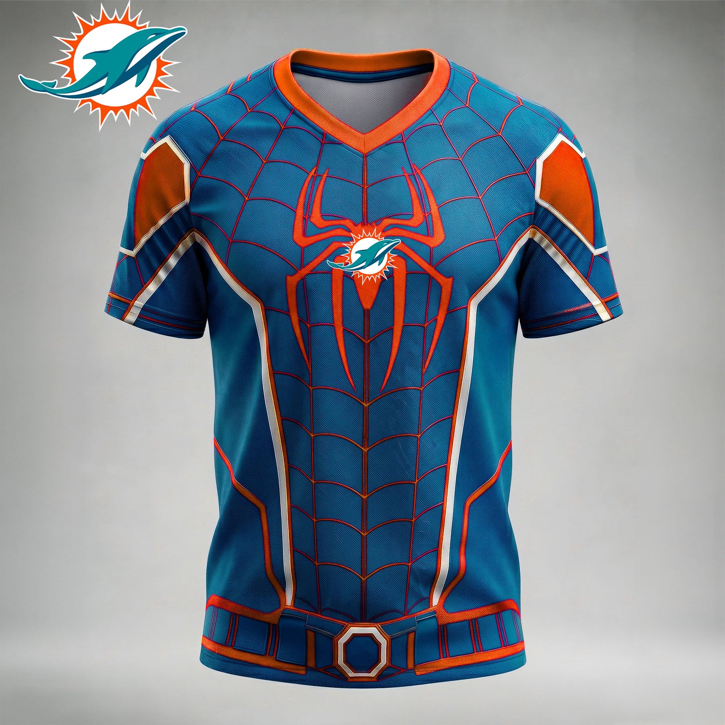 NFL x MIA Spider Suit V-neck Shirt