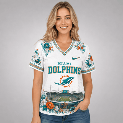 NFL x MIA Stadium V-neck Shirt