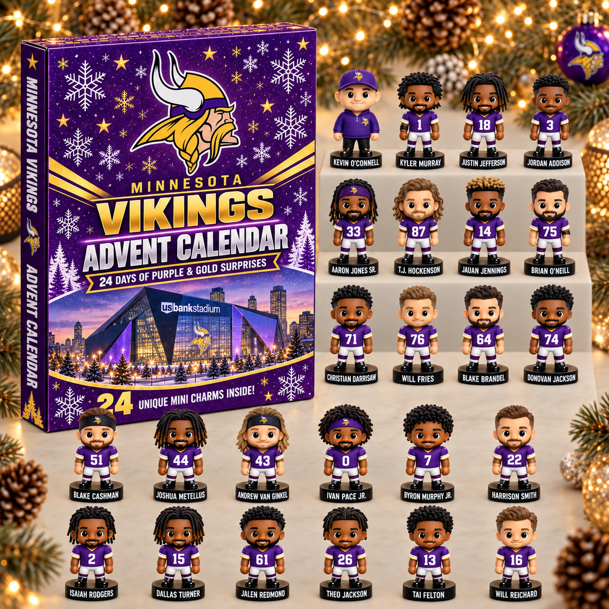 NFL x MIN 24 Days of Surprises Advent Calendar