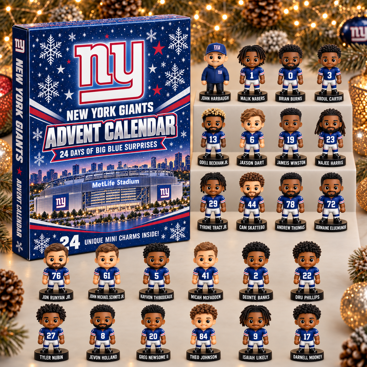 NFL x NYG 24 Days of Surprises Advent Calendar