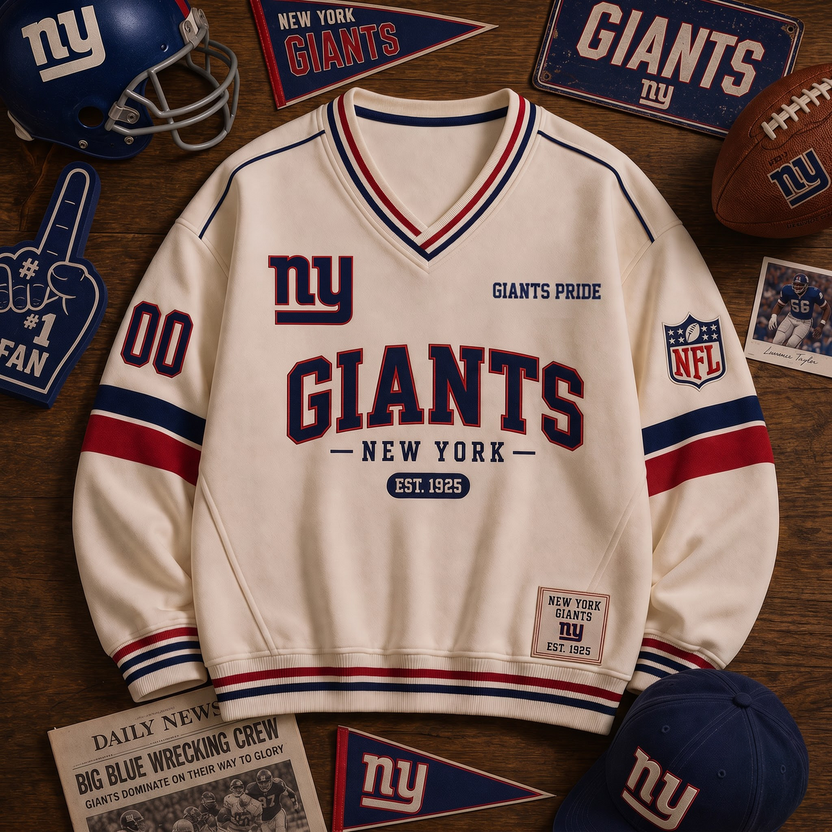 NFL x NYG Ivy League Sweater