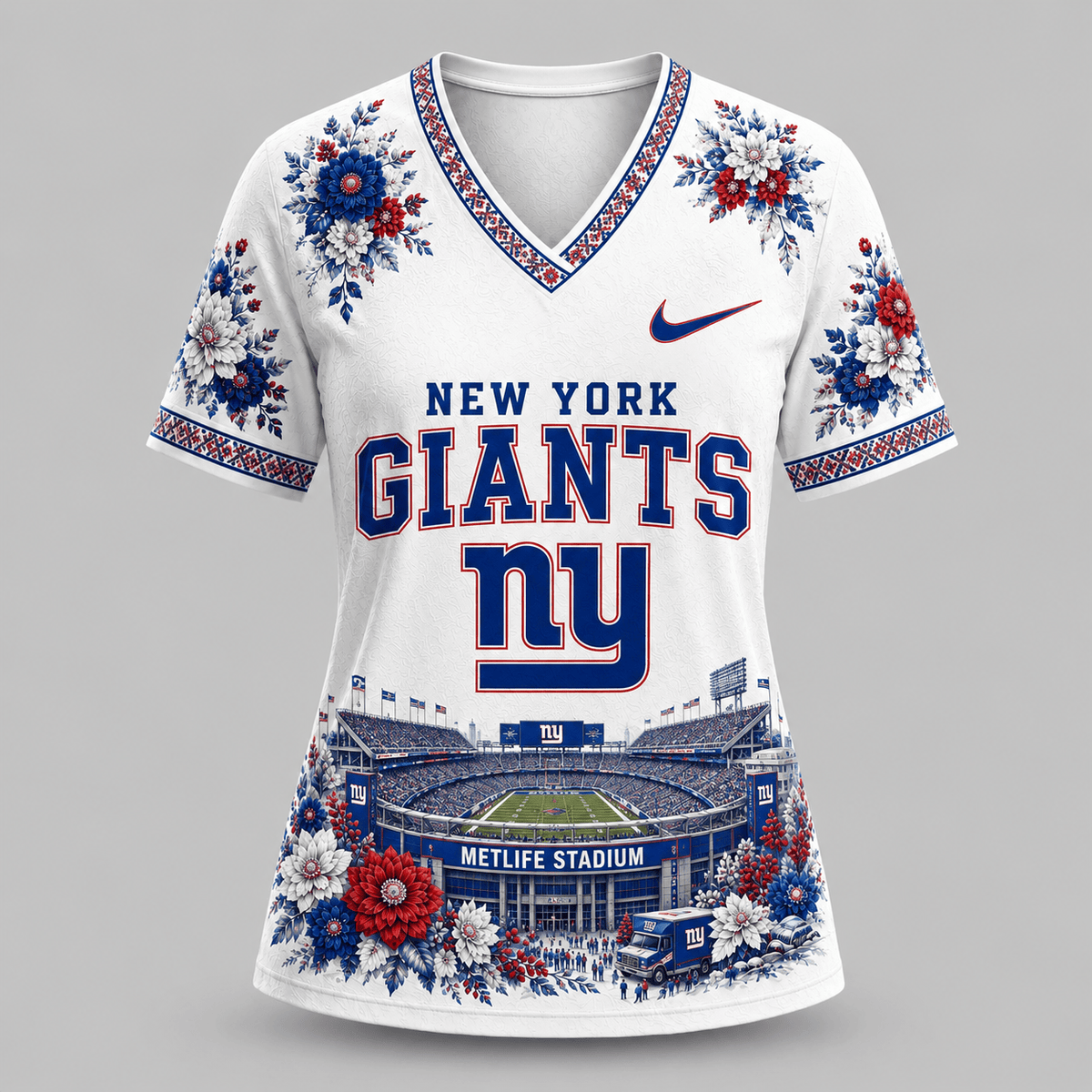 NFL x NYG Stadium V-neck Shirt