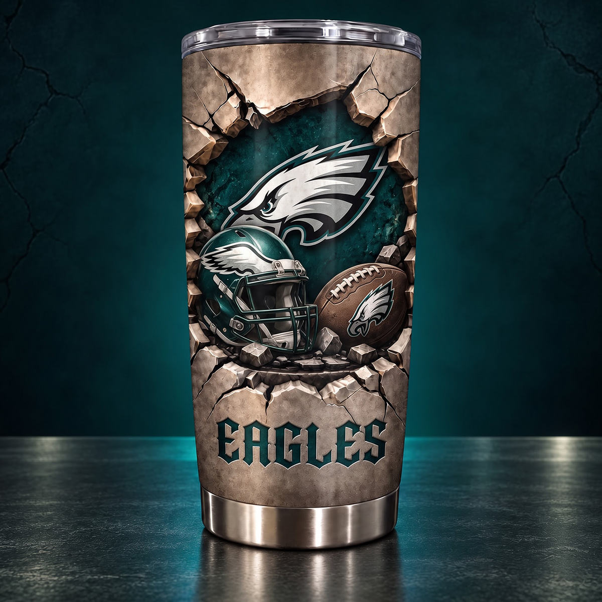 NFL x PHI Football Tumbler