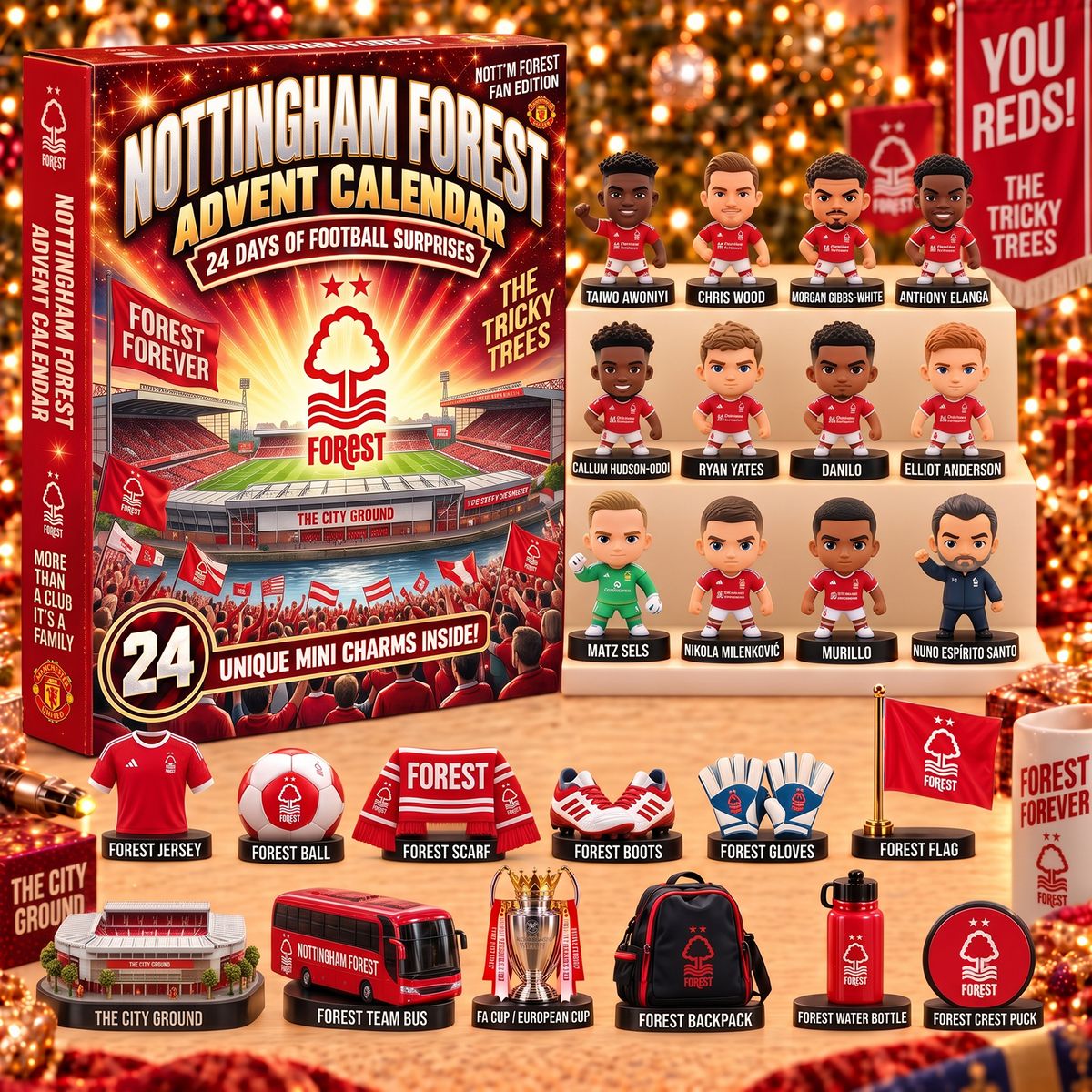 NFO x EPL Game Day Personalized 24 Days Of Advent Calendar Premium Limited Edition