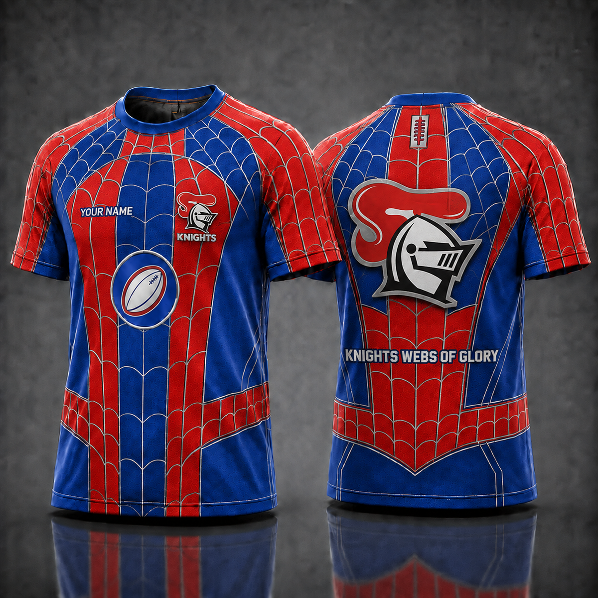 NK NRL x Spider Personalized T-Shirt – Premium Limited Edition Gift for Football Fans