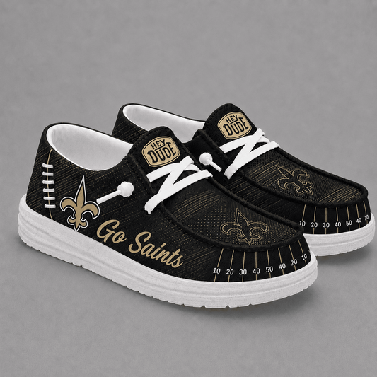NO Premium NFL Football Field Fan Loafer Shoes