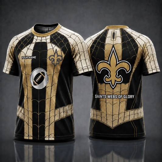 NOS NFL x Spider Personalized T-Shirt – Premium Limited Edition Gift for Football Fans