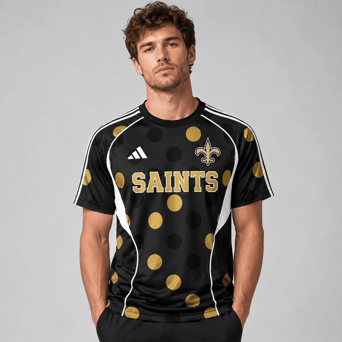 NOS Premium NFL Game Day Polka Dot Sports Jersey Shirt