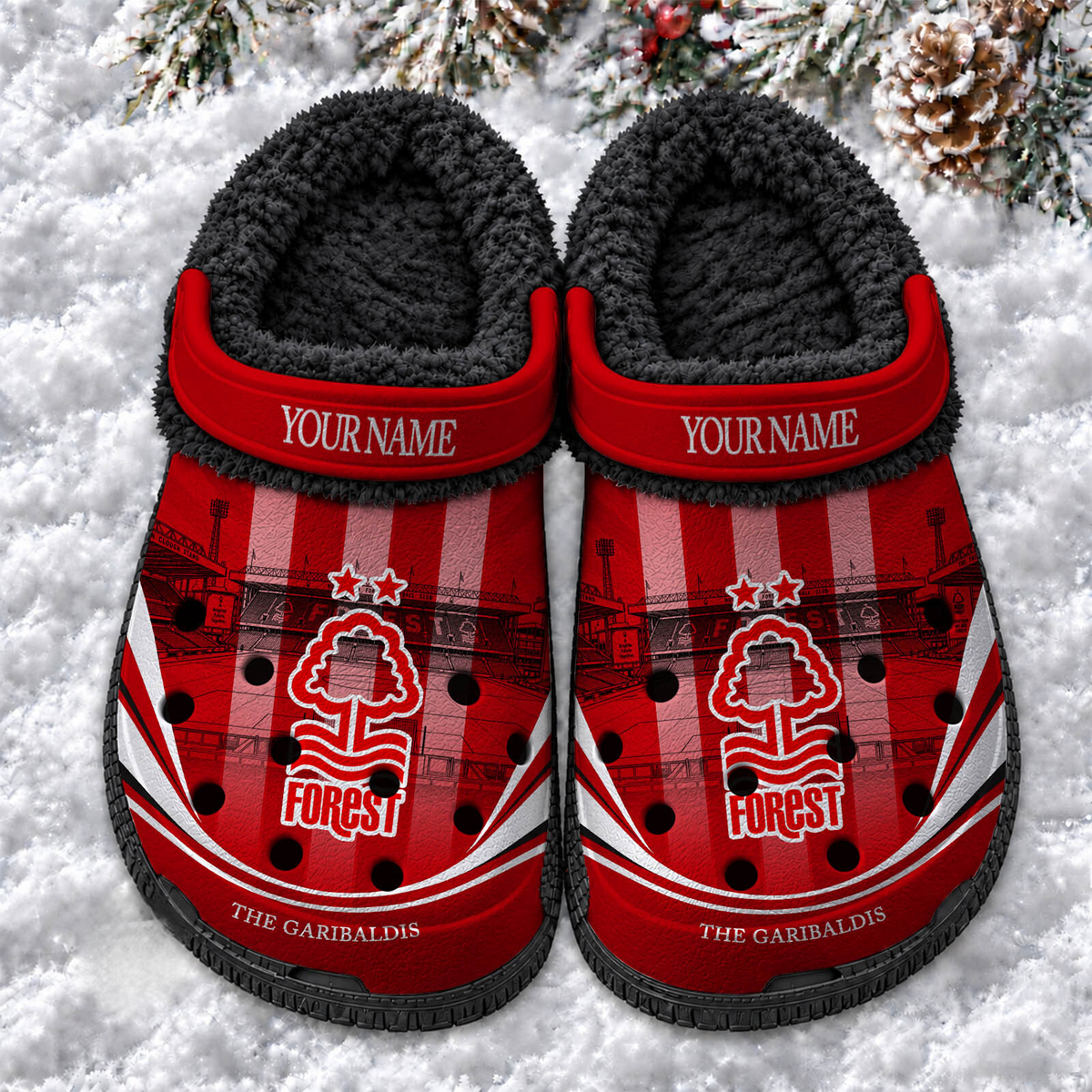 NOT x EPL Fleece Crocs