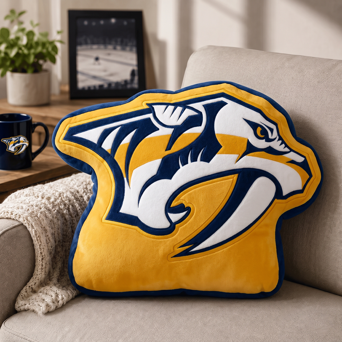 NP x NHL Premium Custom Shape Pillow Personalized