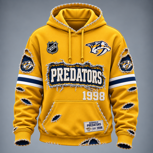 NSH x NHL Distressed Premium Hoodie