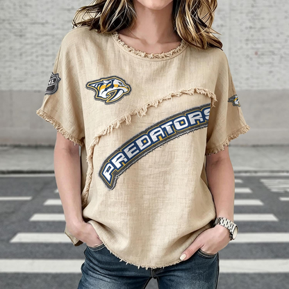 NSH x NHL Women’???s Vintage O-Neck 2905 DatND DVT
