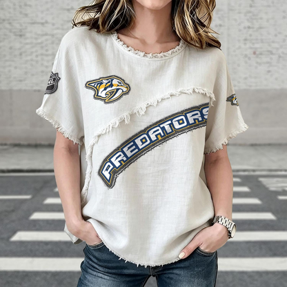 NSH x NHL Women’???s Vintage O-Neck 2905 DatND DVT