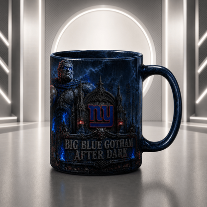 NYG Halloween Football Mug – The Frozen Cornfield Spooky Fan Gift DDT