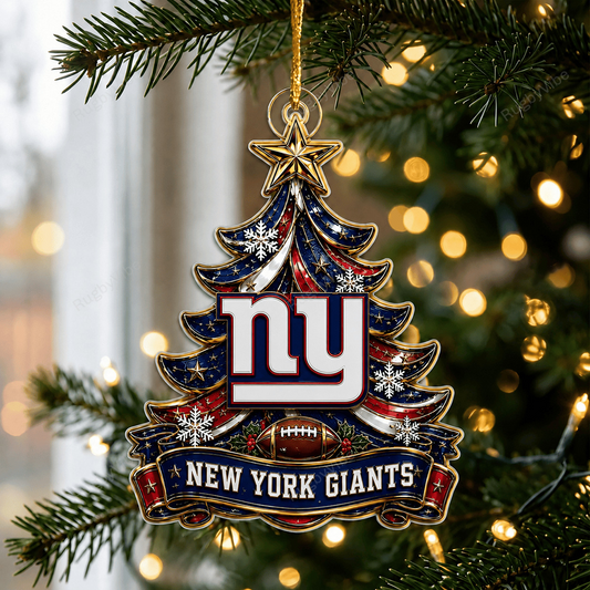 NYG x NFL Acrylic Irregular Pendant