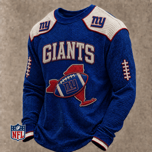 NYG x NFL Baseball Team Embroidered Crewneck Sweatshirt