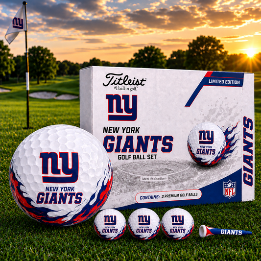 NYG x NFL Inspired Golf Ball Set – 3 Premium Golf Balls