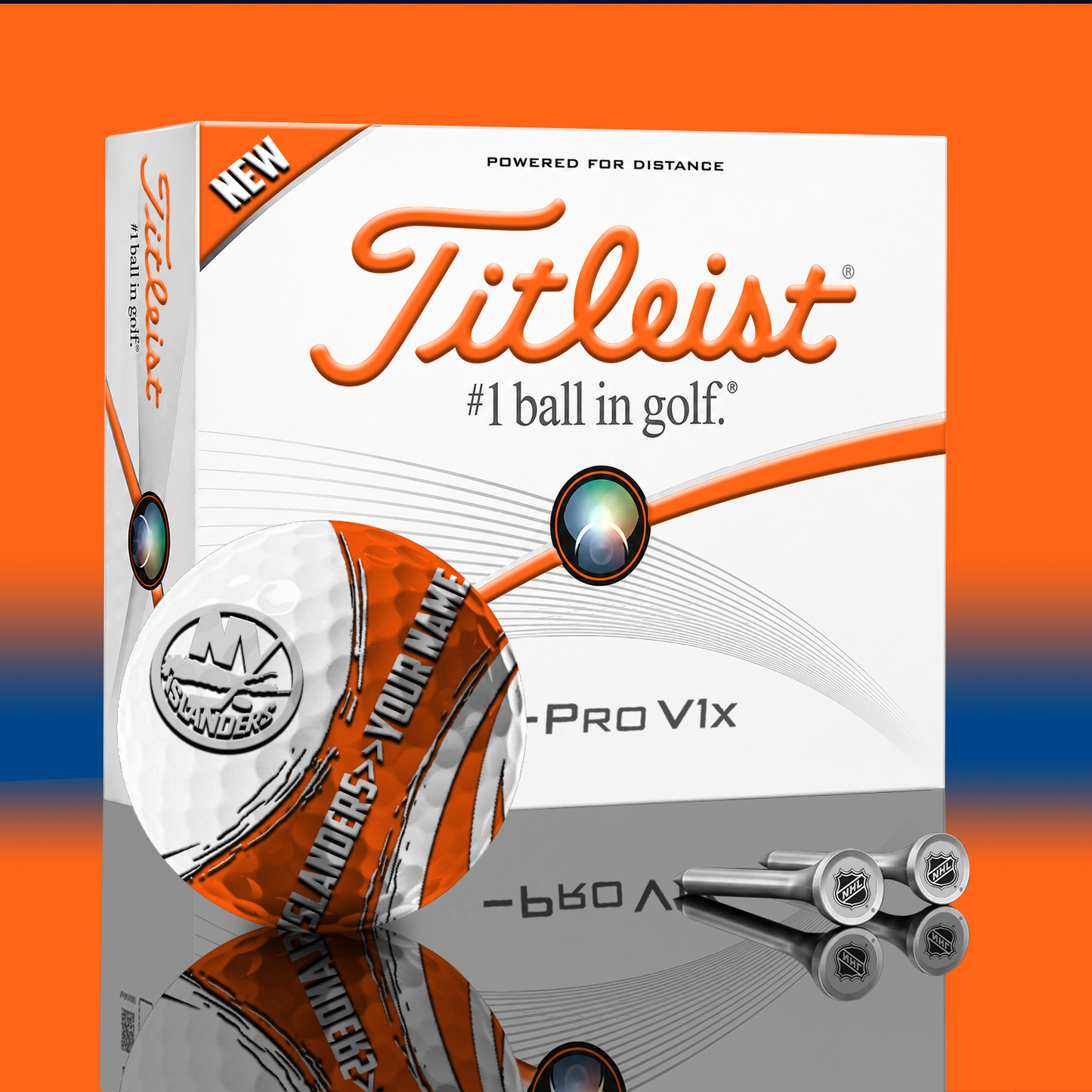 NYI x NHL PERSONALIZED GOLF BALL LIMITED EDITION