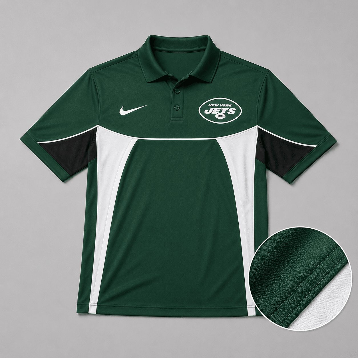 NYJ Premium NFL Personalized Sports Style Polo Shirt