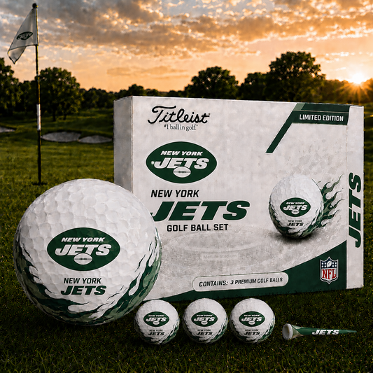 NYJ x NFL Inspired Golf Ball Set – 3 Premium Golf Balls