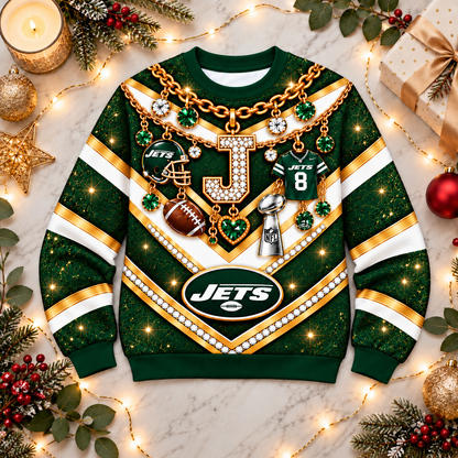 NYJ x NFL Luxury Bling Sweatshirt