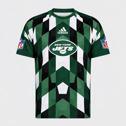 NYJ x NFL Premium Geometric Fan Performance T-Shirt