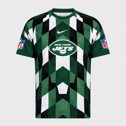 NYJ x Premium NFL Geometric Fan Performance T-Shirt