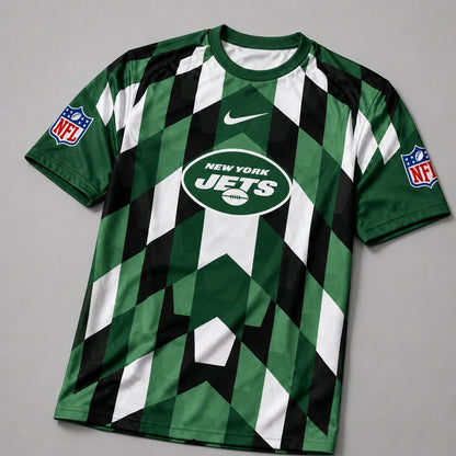 NYJ x Premium NFL Geometric Fan Performance T-Shirt