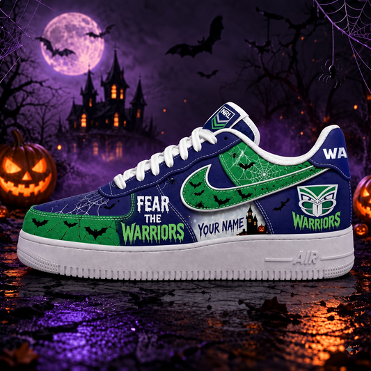 NZW Premium NRL Fear The Team Halloween AF1 Sneakers