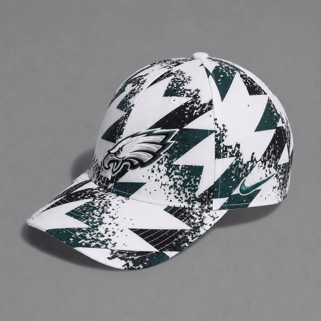 PE x NFL Premium Sports Fan Geometric Pattern Baseball Cap