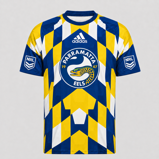PE x NRL Premium Geometric Fan Performance T-Shirt