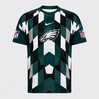 PE x Premium NFL Geometric Fan Performance T-Shirt