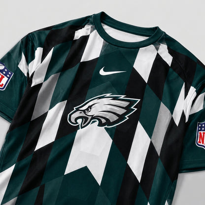 PE x Premium NFL Geometric Fan Performance T-Shirt