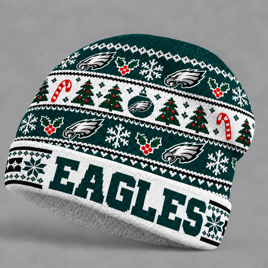 PHI x NFL Christmas Game Day Beanie Hat