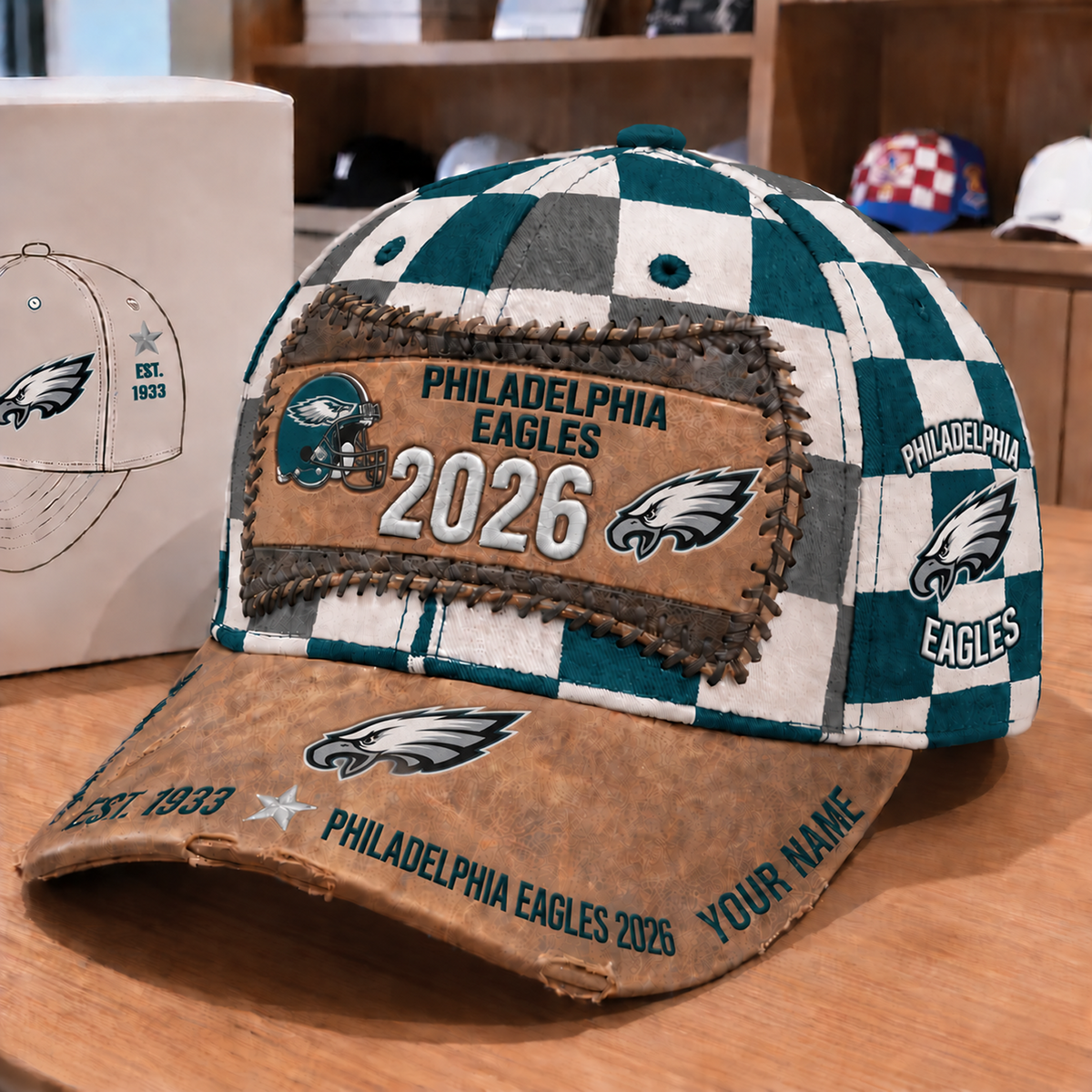 PHI x NFL Vintage Casual Football Hat
