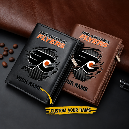 PHI x NHL Men Slim Vertical Wallets New