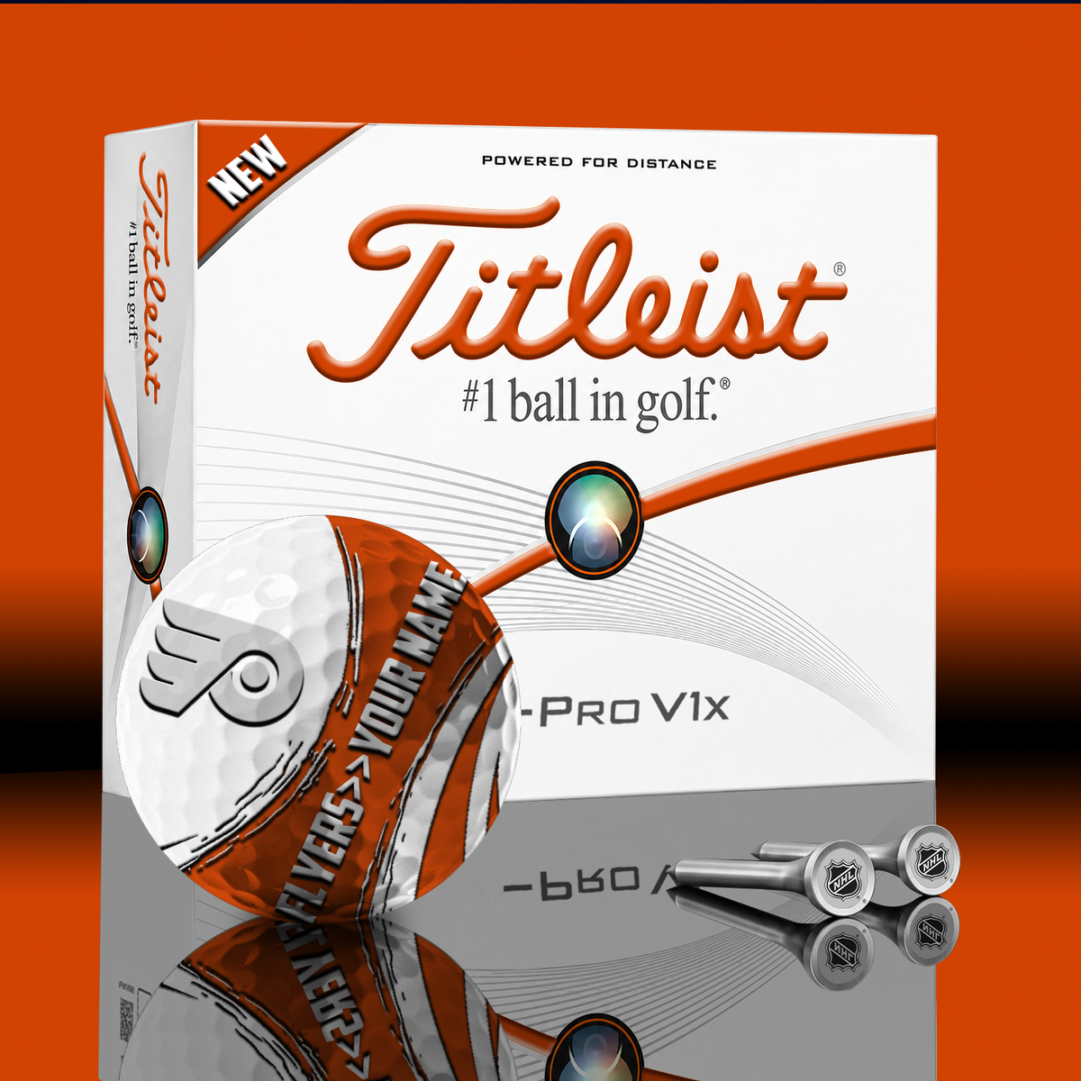 PHI x NHL PERSONALIZED GOLF BALL LIMITED EDITION