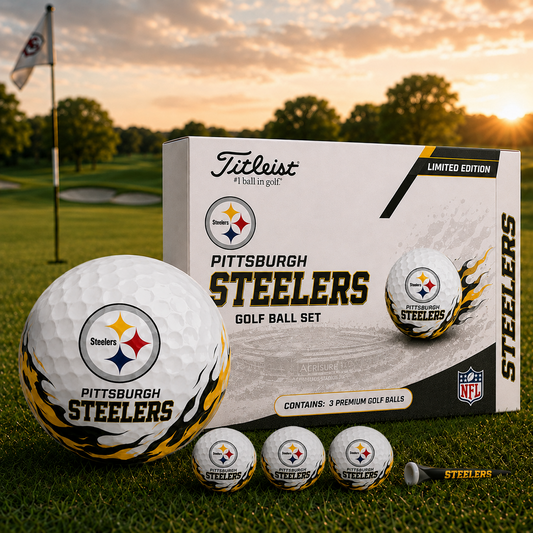 PIT x NFL Inspired Golf Ball Set – 3 Premium Golf Balls