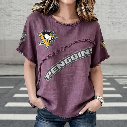 PIT x NHL Women’???s Vintage O-Neck 2905 DatND DVT