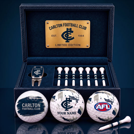 PREMIUM AFL X CFC EXCLUSIVE PERSONALIZED GOLF BALL SET LIMITED EDTION