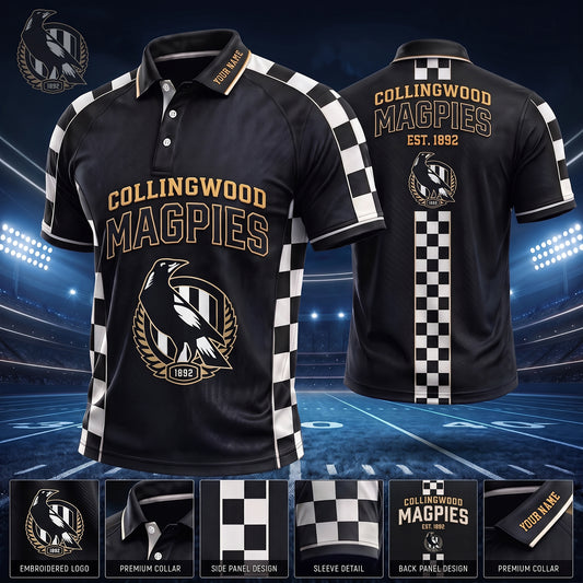 PREMIUM AFL X COL EXCLUSIVE PERSONALIZED POLO SHIRT LIMITED EDITION