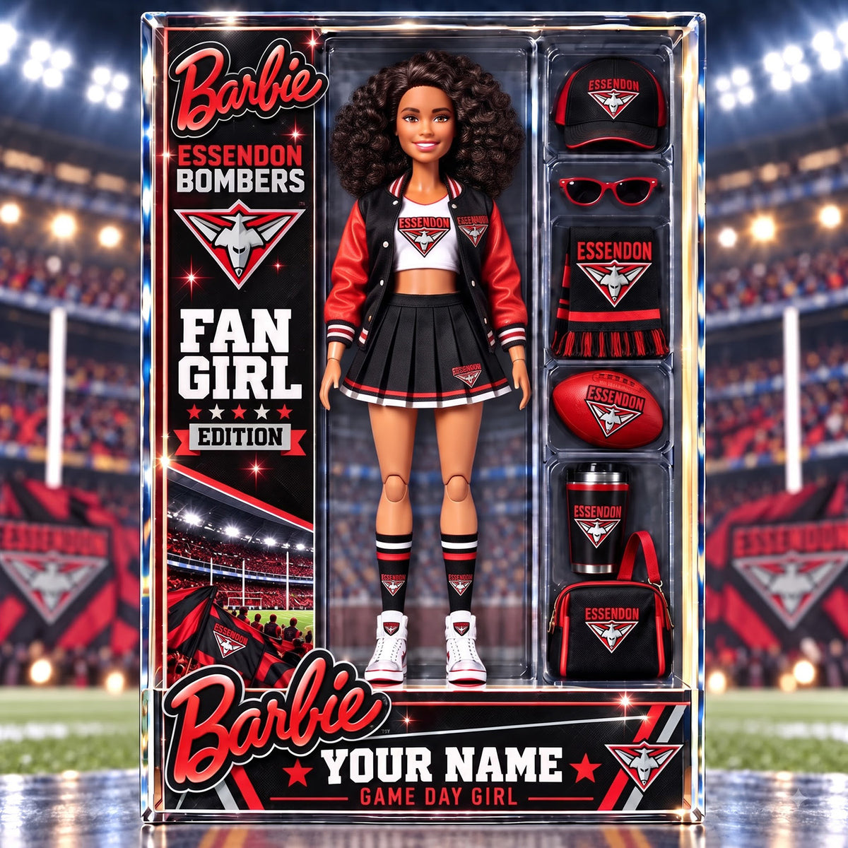 PREMIUM AFL X ESS EXCLUSIVE Barbie Personalized V3 Acrylic Block Plaque Gifts For Fan - Limited Edition