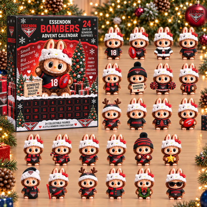 PREMIUM AFL X ESS EXCLUSIVE Labubu Christmas KICKOFF 24 Days Of Advent Calendar Blink Box