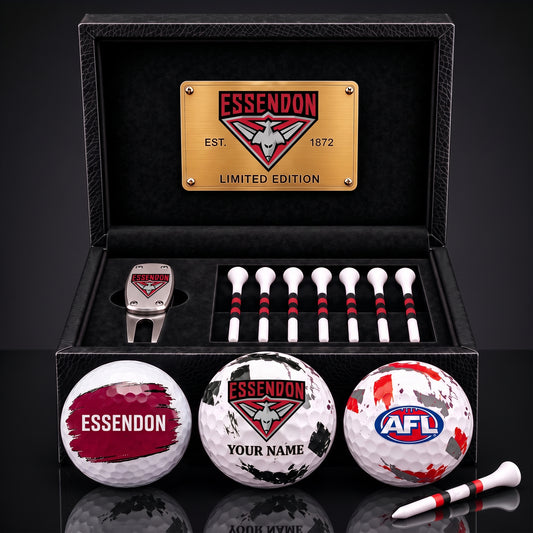 PREMIUM AFL X ESS EXCLUSIVE PERSONALIZED GOLF BALL SET LIMITED EDTION
